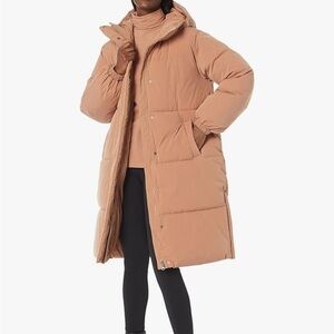 NWT Amazon Essentials Women's Oversized Long Puffer Jacket  1X